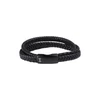 Kép 1/2 - AZE Iron Three String Black On Black karkötő 22,5 cm - AZ-BL002-D-225
