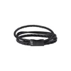 Kép 2/3 - AZE Iron Four String Black-on-Black karkötő 21 cm - AZ-BL003-C-210