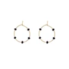 Kép 1/2 - Alisia ezüst Crystal Bead Midi fülbevaló - AL1180-Oro-Nero