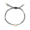 Kép 1/2 - Alisia ezüst Basic Circle Wire karkötő - AL4238-Oro-Nero