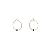 Kép 1/4 - Alisia Crystal Bead Midi fülbevaló - AL1194-Oro-Nero