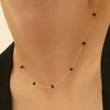 Kép 4/5 - Alisia Crystal Bead nyaklánc - AL880-Oro-Nero