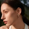 Kép 2/4 - Ania Haie aranyozott ezüst fülbevaló - E053-01G