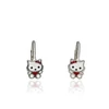 Kép 1/2 - Ezüst Hello Kitty gyerek fülbevaló - 02203-21