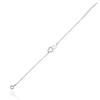 Kép 2/2 - Ezüst szív lóhere karlánc 17 cm - 07118-100