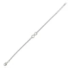 Kép 2/2 - Ezüst végtelen karlánc 17 cm - 07118-116