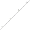 Kép 2/2 - Ezüst szív bokalánc 27 cm - 08118-12