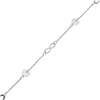 Kép 2/3 - Fehér arany karlánc 19 cm - 129-L304-BR-CLKL-F