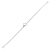 Kép 1/2 - Ezüst szív karlánc 21 cm - 07118-151