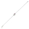 Kép 1/2 - Ezüst dupla szív karlánc 21 cm - 07118-152