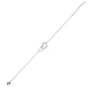 Kép 1/3 - Ezüst dupla szív karlánc 20 cm - 07118-156