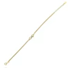 Kép 1/3 - Ezüst végtelen karlánc 20 cm - 07118-186
