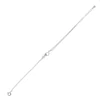 Kép 1/4 - Ezüst végtelen szív karkötő 20 cm - 07118-189