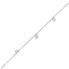Kép 1/2 - Ezüst bokalánc 27 cm - 08118-17