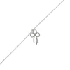 Kép 1/3 - Ezüst masnis bokalánc 27 cm - 08118-18