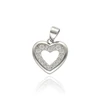 Kép 1/5 - Ezüst szív medál - 09139-77
