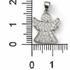 Kép 2/4 - Ezüst angyal medál - 09155-2