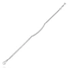 Kép 1/2 - Fehér arany karkötő 18 cm - B49018