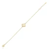 Kép 1/2 - Arany lóhere karlánc 18 cm - 07S221-WH