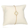 Kép 2/2 - Arany lóhere karlánc 18 cm - 07S221-WH