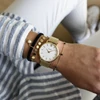 Kép 4/4 - Cluse Minuit Mesh Gold White női óra - CW0101203007