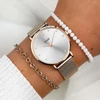 Kép 2/2 - Cluse Minuit Mesh Crystals Rose Gold női óra - CW10205