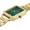 Kép 2/6 - Cluse Fluette Steel Green-Gold női óra - CW11502