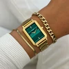 Kép 4/6 - Cluse Fluette Steel Green-Gold női óra - CW11502