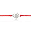 Kép 2/2 - Ezüst szív karkötő 16 cm - 07RED139-02