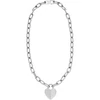 Kép 1/3 - Fossil Harlow Linear Texture szív női nyaklánc - JF04657040
