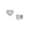 Kép 2/4 - Fossil Sadie Glitz szív női fülbevaló - JF04676040