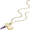 Kép 3/4 - Fossil Modern & Magic Purple Amethyst női nyaklánc - JF04680710