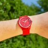 Kép 5/6 - Ice-Watch Ice Solar Power Red Navy Mesh Small óra - 018742