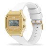 Kép 2/4 - Ice-Watch Ice Digit Retro White Gold Small óra - 022049