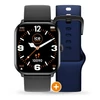 Kép 1/5 - Ice-Watch Ice Smart One Silver Black Navy Medium okosóra - 022253