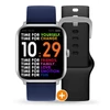 Kép 1/4 - Ice-Watch Ice Smart One Silver Navy Black Medium okosóra - 022437