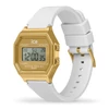 Kép 2/4 - Ice-Watch Ice Digit Retro White Gold Small óra - 022733