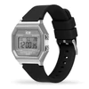 Kép 2/4 - Ice-Watch Ice Digit Retro Black Silver Small óra - 022735
