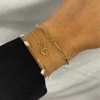 Kép 4/4 - Jackie Gold Dupla szív arany karlánc - JKB23.049
