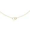Kép 2/5 - Jackie Gold dupla kör arany nyaklánc 45 cm - JKN20.048