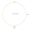 Kép 3/5 - Jackie Gold dupla kör arany nyaklánc 45 cm - JKN20.048