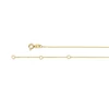Kép 4/5 - Jackie Gold háromszoros drágakő arany nyaklánc 45 cm - JKN21.161