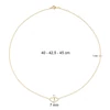 Kép 3/5 - Jackie Gold dupla szív arany nyaklánc 45 cm - JKN23.049