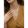 Kép 5/5 - Jackie Gold gyöngy arany nyaklánc 42 cm - JKN24.408