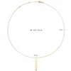 Kép 3/5 - Jackie Gold gravírozható arany nyaklánc 45 cm - JKN24.414
