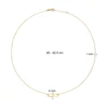 Kép 3/4 - Jackie Gold Cannaregio arany nyaklánc 42,5 cm - JKN24.462