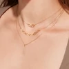 Kép 5/5 - Jackie Gold körök arany nyaklánc 45 cm - JKN24.464