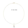 Kép 3/5 - Jackie Gold csepp arany nyaklánc 45 cm - JKN25.306