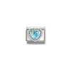 Kép 1/3 - Nomination "Kék szív" charm - 330606-006