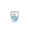 Kép 1/3 - Nomination "Kék szív függő" charm - 331812-15
